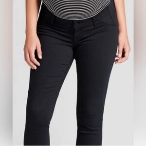 Ingrid & Isabel Maternity Side Panel Black Skinny Maternity Stretch Jeans